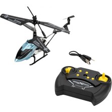 Aksoy Toys Şarjlı ve Işıklı Uzaktan Kumandalı Oyuncak Helikopter 22 cm Mavi Renk