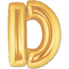 Similar D Harf Folyo Balon Altın Renk 40 Inç