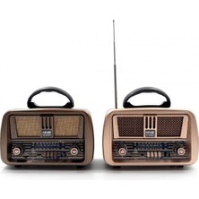 Aesco Klasik Taşınabilir Model Nostaljik Radyo