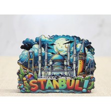 Erdo Ticaret Ahşap Istanbul Temalı Magnet ALK4597