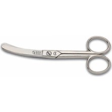 K-Yonlineticaret M-159 Eğri Manifatura Makası No: 5 Inç / 12,70 cm - Nikel Kaplama