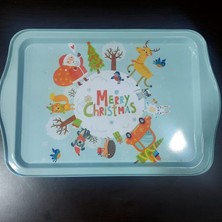 Es Dekor Büyük Metal Tepsi 33X22CM 1 Adet