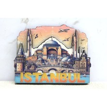 Erdo Ticaret Ahşap Istanbul Temalı Magnet ALK4364