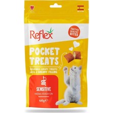Reflex Pocket Treats Sensitive Kedi Ödül Maması 60 gr