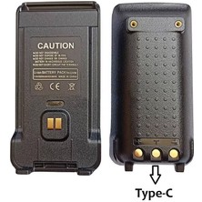 Tyt UV88 ve UV98 Uyumlu Yüksek KAPASITE(3200MAH) Type-C Batarya