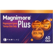 Magnimore Plus Magnezyum N-Asetil Taurinat Bisglisinat Malat 60 Tablet