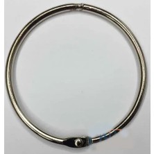 Erdo Ticaret Kilitli Yuvarlak Halka, 5cm - 100 Adet
