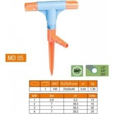 Uslucan Alışveriş 2 Yönlü &amp; T Normal Sprink Fıskiye
