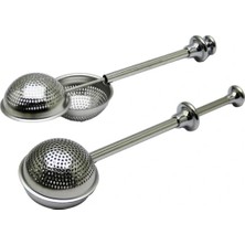 Aesco Paslanmaz Çelik Pratik Çay Süzgeci