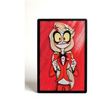 Saes Labs Hazbin Hotel Charlie Morningstar Dekoratif 3D Mini Tablo 6x9 cm | Magnetli & Bantlı
