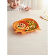 Veyla Style Fil Model 2 Bölmeli Bebek ve Çocuk Mama Tabağı