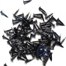 K-Yonlineticaret Klips, Menteşe, Ayağı Çivisi 9mm Çelik - Siyah 10GR