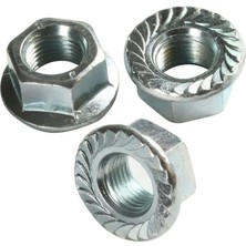 K-Yonlineticaret Altıköşe Flanşlı Somun M6 - 10 Adet