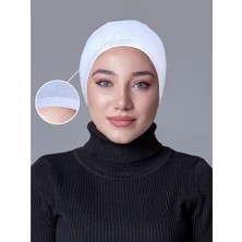 Nanak Beyaz Tülbent Kaymayan Bone