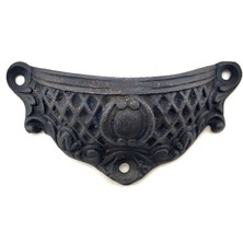 K-Yonlineticaret Antika Tarz Dekoratif Pirinç Anıt Tas Mobilya, Çekmece Kulbu - 48X90 Mm, Oksit