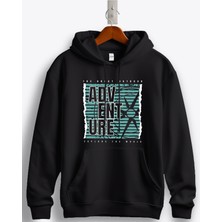 MGAX Adventure The Great Outdoor Explore The World Baskılı Regular Kapşonlu Sweatshirt