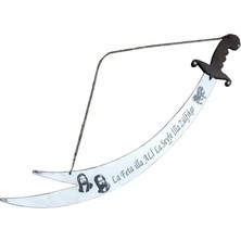 Erdo Ticaret Dekoratif Asılabilir Zülfikar Kılıcı 84 Cm, Keskin Değildir