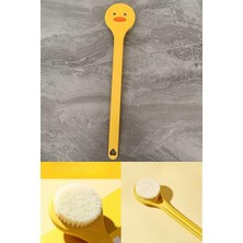 Sanal Trend 35 cm Ördek Tasarımlı Uzun Saplı Yumuşak Uçlu Vücut Kese Fırçası
