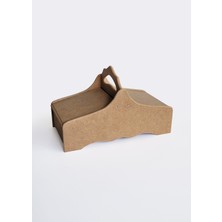 Yegane Concept Ham Mdf, Boyanabilir Kulplu Dikiş Kutusu, Takı Kutusu, Makyaj Kutusu