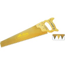Shoplet Eco Lounge Abay Sarı Çelik  Testere 50 cm - Ahşap Sap
