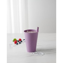 Veyla Style Kendinden Pipetli Sert Plastik Bardak 400 ml