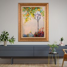 Giyense Altın Varaklı Çerçeveli Paspartulu Tablo SA623