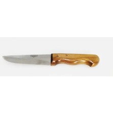 Shoplet Eco Lounge Küçükata Bursa Ince Küt Kasap Bıçağı No:1, 13 cm - Ahşap Sap