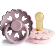 Frigg Frıgg Fairytale Ikili Kauçuk Emzik 6-18 Ay - Twilight Mauve/white Lilac