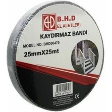 Uslucan Alışveriş Kaydırmaz Siyah Bant 25 mm x 25 mt