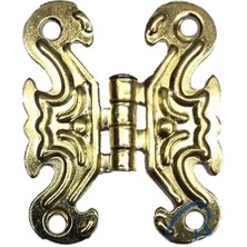 K-Yonlineticaret Dekoratif Sac Kelebek Menteşe - Küçük, Sarı, 100 Adet