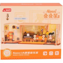 Vagon HK133 Jaki Büyük Yıldız Müzik Odası 256 Parça Block Oyuncak