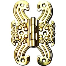 Erdo Ticaret Dekoratif Sac Kelebek Menteşe - Büyük, Sarı, 100 Adet