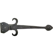 Erdo Ticaret Antika Tarz Dekoratif Pirinç Kuyruklu Çanak Menteşe - 137X390 Mm, Oksit