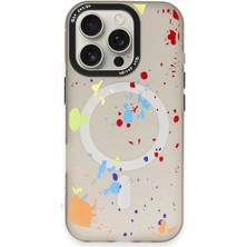 Alem Joko Iphone 16 Pro Max Colorful Magsafe Kapak - Titan Gri