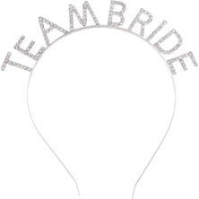 Alem Gümüş Kaplama Kristal Taşlı Team Bride Taç 16X17 cm