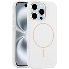 Alem Joko Iphone 16 Pro Max Kılıf Jully Magsafe Kapak - Beyaz