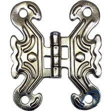 Erdo Ticaret Dekoratif Sac Kelebek Menteşe - Küçük, Nikel, 100 Adet