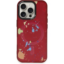 Alem Joko Iphone 16 Pro Max Colorful Magsafe Kapak - Kırmızı
