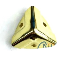 K-Yonlineticaret Dekoratif, Kutu, Sandık Köşesi - 35X22 Mm, Küçük, Sarı, 100 Adet