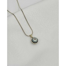 SY Aksesuar Çelik Gold Nazar 45CM Kolye