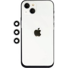 K-Yonlineticaret Iphone 14 Shine Kamera Lens - Gümüş