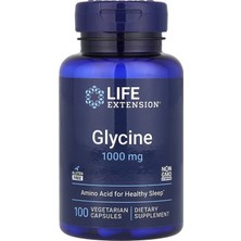 Life Extension Glycine 1000 Mg 100 Kapsül -Amino Acid For Healty Sleep