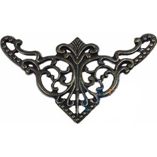 Erdo Ticaret Dekoratif Köşe Süsü, Köşelik - Büyük, 31X55MM, Antik, 1 Adet