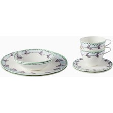 Serax Midnight Flowers Blossom Milk, Lüks Porselen Kahvaltı Takımı