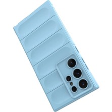 K-Yonlineticaret Samsung Galaxy S24 Ultra Kılıf Optimum Silikon - Sky Blue