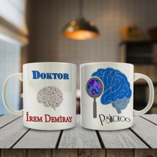 Asilmeydan Kişiye Özel Mesleki Psikolog Doktor Tasarım Hediyelik Kupa Bardak