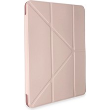 K-Yonlineticaret Huawei Honor Pad V9 Kılıf Kalemlikli Mars Tablet Kılıfı - Rose Gold
