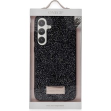 Onegif Samsung Galaxy A25 5g Bright Simli Kapak - Gümüş