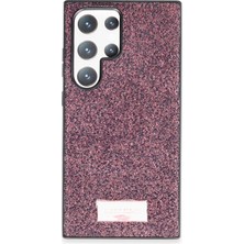 Onegif Samsung Galaxy S24 Ultra Bright Simli Kapak - Derin Mor