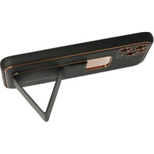 Newface Iphone 11 Pro Kılıf Coco Deri Standlı Kapak - Siyah